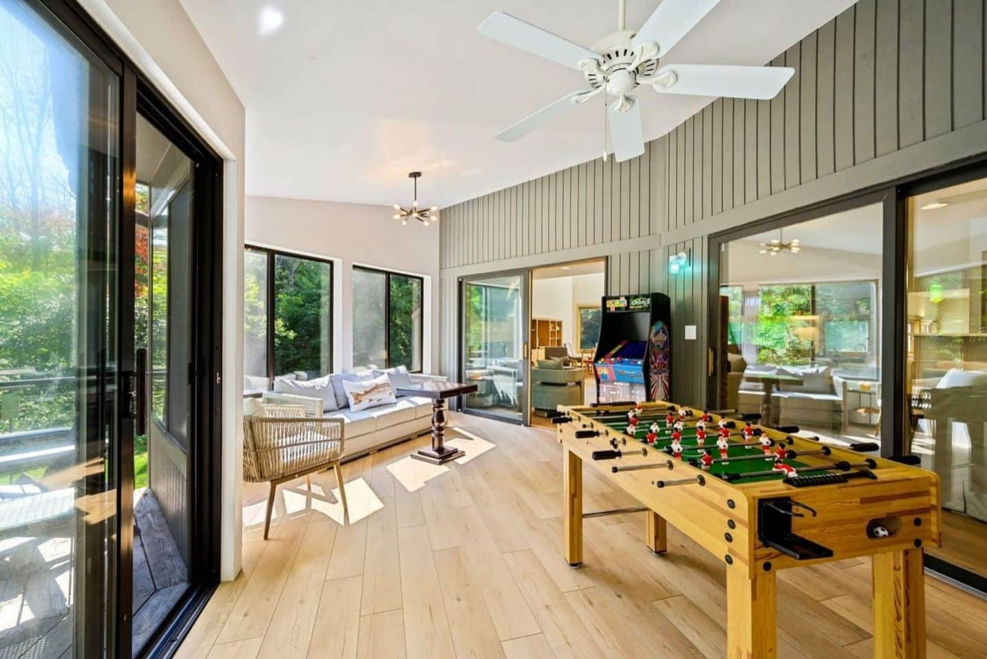 Step into this room, featuring big windows that flood the space with natural light